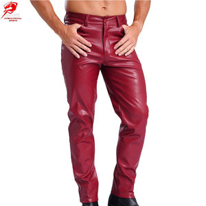 Wholesale Price Custom Made Genuine <b>Leather</b> <b>Pants</b> For <b>Men</b> With Custom Logo Unique Design <b>Leather</b> <b>Pants</b> - Product Image 1