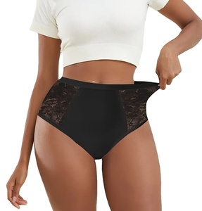 Últimas bragas de mujer de talle bajo tipo tanga - Bragas de punto con ribete de encaje floral estilo sexy para uso diario, citas, vacaciones y fiestas - Product Image 1