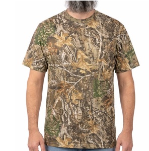 Camiseta con Diseños de Camuflaje Personalizados, Estampado Digital, Estilo Vintage Lavado, Corte Holgado, Camuflaje Real, para Hombre - Product Image 6