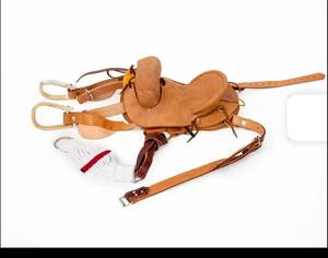 Hochwertiges Echtes Leder Dressur-Sattel-Set |   Baumloser Western-Sattel Sattelunterlage |   Langlebige Pferdeausrüstung | - Product Image 1