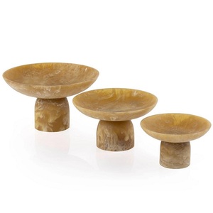 Cuenco de resina hecho a mano con base para regalos de Eid y Ramadán, decoración de mesa para bodas y fiestas, soporte de exhibición de resina fluida para chocolates y dátiles, platos. - Product Image 6