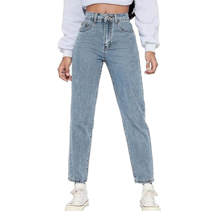 Pantalones Vaqueros Personalizados para Mujer 2026, de Alta Calidad, Cómodos, Elásticos, Ajustados, Azules, de Pierna Recta, Estilo Casual - Product Image 2