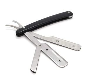 Navaja de Afeitar Clásica Profesional de Acero Inoxidable para Barbería, Hoja Recta de Alta Calidad con Certificación ISO, Personalizable - Product Image 2