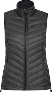 Newest Style Women's Canvas Gilet <b>Jacket</b> Short Sleeve <b>Sheep</b> <b>Skin</b> Leather OEM Customizable Black Blue - Product Image 6