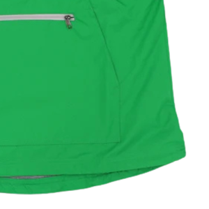 AKA Green Pullover Anorak <b>Lightweight</b> Quarter Zip Windbreaker Jacket with Embroidered Crest Women's Sorority Outerwear - Product Image 2