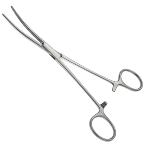 Pinzas Crafoord de 7 Pulgadas con Mordazas Curvas Longitudinales Serradas de 65 mm, Instrumento Quirúrgico de Acero Inoxidable para Agarrar y Sujetar - Product Image 3
