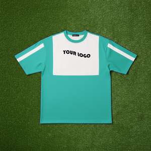 T-shirt Homme Oversize Personnalisé Bicolore Épais à Épaules Tombantes 100% Coton Logo Personnalisé Séchage Rapide Respirant Écologique - Product Image 4