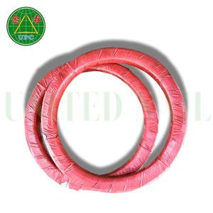 10 Gauge Diameter Low Carbon <b>Iron</b> Steel Wire Rod Coil is wrapped with PE and PP film Vietnam Factory | alambre de amarre - Product Image 4