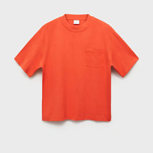 T-shirt court ample anti-plis pour homme, qualité supérieure, 100 % coton, coupe carrée, manches courtes, vente en gros, best-seller, OEM - Product Image 1