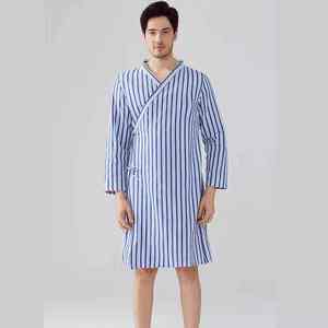 Bata de Hospital Reutilizable y Duradera, Uniforme Unisex para Pacientes con Cierre Completo en la Espalda, en Mezcla de Algodón para Hospitales y Centros de Salud - Product Image 2