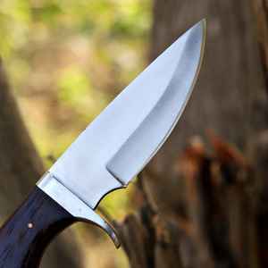 Cuchillo de Caza de Acero con Alto Contenido de Carbono, Hecho a Mano, de Grado Industrial, de Alta Calidad, con Mango de Madera y Funda de Cuero, OEM - Product Image 2