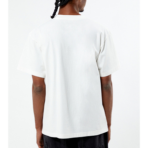 Camiseta Formal de Punto para Hombre, 100% Algodón, con Logotipo Personalizado Serigrafiado, Ecológica, Transpirable, Cuello Alto, Hombros Caídos - Product Image 3