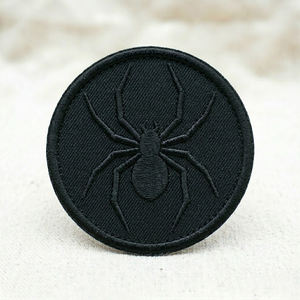 Parche Termoadhesivo Bordado a Máquina Personalizado con Diseño de Esqueleto y Cuernos de Diablo, Emblema Cosido al por Mayor para Ropa y Bolsos - Product Image 4