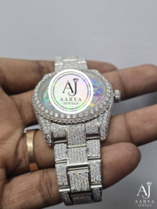 Montre mécanique automatique pour homme AARVA Iced Out, diamants Moissanite VVS, bijoux Hip Hop - Product Image 3