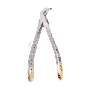 CLASTY INSTRUMENTS Forceps dentaire universel Excel pour molaires inférieures, poignée dorée, pinces chirurgicales Classe I - Product Image 4