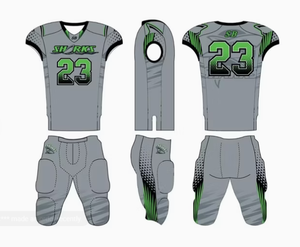 Uniformes de Fútbol Americano Personalizados para Jóvenes y Adultos, Uniformes de Fútbol Americano Cómodos Sublimados - Product Image 4