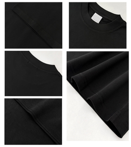 Camiseta Corta Ajustada de Algodón Acanalado para Hombre con Estampado Gráfico, Cuello Redondo, Cuello en V, Manga Raglán - Product Image 3