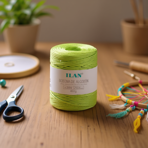 Bobina di Corda in Cotone Ilan 4mm Verde Mela 250g - Product Image 2