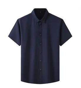 Elegante Camiseta Polo para Hombre con Diseño de Punto Texturizado, Color Naranja, Manga Corta, Transpirable, Estilo Casual Moderno, Suave y Transpirable - Product Image 6