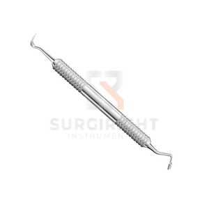 Instrumento Dental de Doble Extremo, Desincrustador de Amalgama Tipo Sickle, Acero Inoxidable, Certificado CE Clase I, Modelo SI-OIS-0001, Quirúrgico - Product Image 3