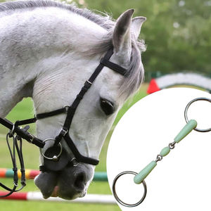 Bocado de acero inoxidable para equitación con boca de cobre, acción suave profesional, servicio OEM, bocados de acero duraderos para equitación - Product Image 6