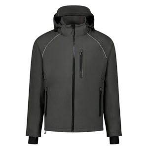 Chaqueta Cortavientos de Lona para Hombre, Personalizada, Transpirable, Corte Regular, para Deportes al Aire Libre de Invierno, Estilo Urbano, con Cierre, Calefactable y Ecológica - Product Image 6