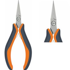 Electronics flat-nosed <b>pliers</b> 6 Pc Electronics ESD <b>Pliers</b> <b>Set</b> in Zipper Pouch - Product Image 2