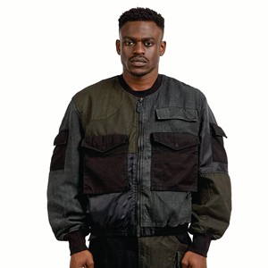 Latest Design Men's Flight Bomber <b>Jacket</b> with Stand Collar <b>Denim</b> Quick Dry & Breathable Winter Fashionable Clothes - Product Image 2