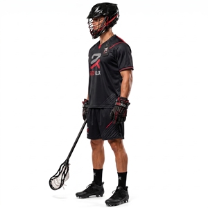 Uniforme profesional de lacrosse diseñado con materiales ligeros para mayor velocidad, comodidad y un rendimiento atlético confiable en cada partido. - Product Image 6