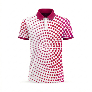 Polo de golf en polyester de haute qualité avec impression par sublimation personnalisée, broderie et logo sur mesure - Product Image 4