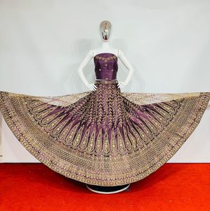 Traje de Novia Indio Zarna 16 Kali Masterpiece, con Pedrería Jarkan Completa, Espejo Mágico, Brillo Glamuroso, Tela de Red para Adultos - Product Image 2