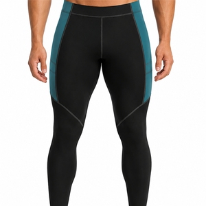 Leggings de compression pour hommes – Performance supérieure, ajustement extensible, confort actif, maintien élevé, prêts pour l'entraînement, souplesse et mobilité - Product Image 1