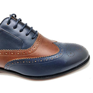 รองเท้าหนังผู้ชายคุณภาพสูง สวมใส่สบาย ดีไซน์หรูหรา รุ่น Ghillie Brogues ปี 2024 ผลิตด้วยมืออย่างประณีต - Product Image 5