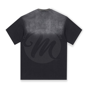 T-shirt délavé au soleil, dernier design, style streetwear décontracté, sensation premium - Product Image 6