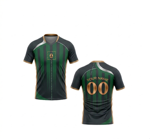 High Quality Custom Soccer Jersey Streetwear Short Sleeve Football Sportswear <b>Shirt</b> Top Breathable Name Logo - Product Image 1