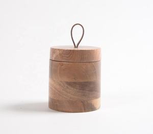 Bocal classique en bois d'acacia fait à la main de qualité supérieure taille régulière fabricant de produits personnalisés vente en gros directe d'usine - Product Image 1