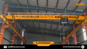 Grue à portique INOVIC CRM Goliath/Portal 10-50 tonnes jaune, prête à être expédiée |   Solution de levage industrielle robuste et durable de haute qualité OEM - Product Image 2