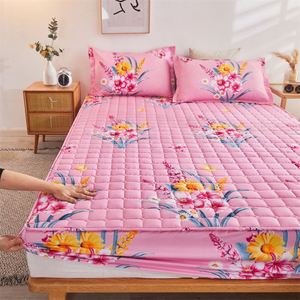 Protège-matelas pliable 100 % polyester 300 fils, respirant, épaisseur 3-4 pouces, lavable en machine, toutes saisons, pour hôpital - Product Image 4