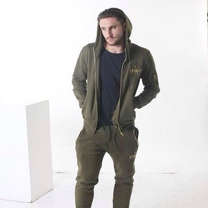 Blouson bomber camouflage bleu clair pour homme, coupe classique, imperméable, coupe-vent, fermeture éclair, extérieur en nylon/coton - Product Image 6