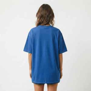 Camiseta de Algodón Extra Grande para Mujer, Cuello Redondo, Manga Corta, Corte Holgado, Transpirable, Estampado Jersey, Primavera Verano, Informal - Product Image 2