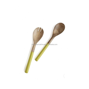 ชุดช้อนส้อมไม้สำหรับโรงแรมจัดเลี้ยงงานปาร์ตี้เครื่องครัวช้อนอาหารเซฟเซิร์ฟเวอร์เสิร์ฟอาหารตกแต่งห้องรับประทานอาหาร - Product Image 6