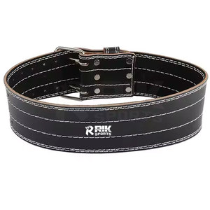 Ceinture de musculation en cuir véritable, ceinture de musculation robuste pour la musculation et le bodybuilding - Product Image 1