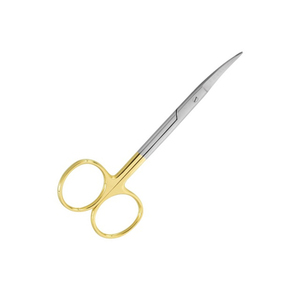 Ciseaux chirurgicaux manuels en acier inoxydable TC Iris - Garantie 1 an - Best Care International - Argent - 4,5 pouces - Certifié CE - Product Image 1