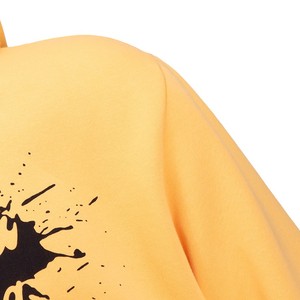 Sweat-shirt à capuche jaune pour homme, coupe classique, en coton, avec poche imprimée sur le devant, vêtement décontracté pour l'automne - Product Image 3