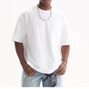 Camiseta Personalizada de Gran Tamaño con Hombros Caídos, 100% Algodón, Cuello Redondo, Fabricante OEM, Proveedor de Fábrica, Camiseta al por Mayor - Product Image 1