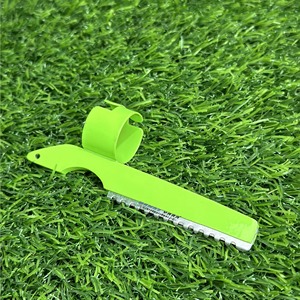 Top Selling Professional Stainless Steel Finger <b>Ring</b> Hair <b>Thinning</b> Razor High Quality Green Barber Hair Shaper for Precision Cut - Product Image 5