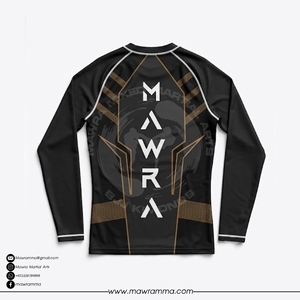 <b>Top</b> Selling OEM Custom Unisex Full Sleeve Rashguard Dark <b>Aesthetic</b> Sublimated Gym Running Fitness Activewear Compression Shirts - Product Image 4