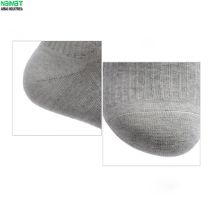 Naimat Men's Crew <b>Socks</b> 100% Cotton Knitted Solid Black Breathable Daily Wear Autumn Standard <b>Thickness</b> Two Seasons Wear - Product Image 5