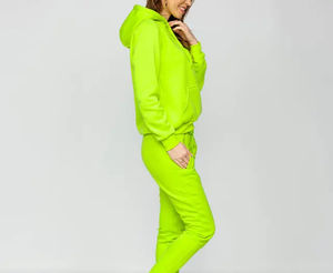 Chándal de Mujer Resistente y de Gran Peso, Estilo Moderno, Diseño Sólido, Mangas Largas, Precio Económico, Ropa Deportiva de Venta Caliente - Product Image 2