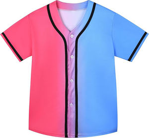 Maillots de baseball professionnels avancés à technologie aérodynamique, en tissu polyester performant pour une restriction minimale des mouvements, dynamiques - Product Image 1